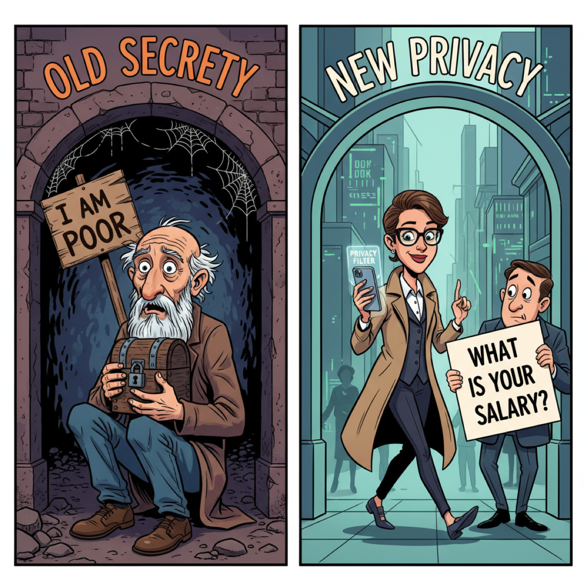 Old Secrecy vs. New Privacy: From fear-based hiding to power-based privacy