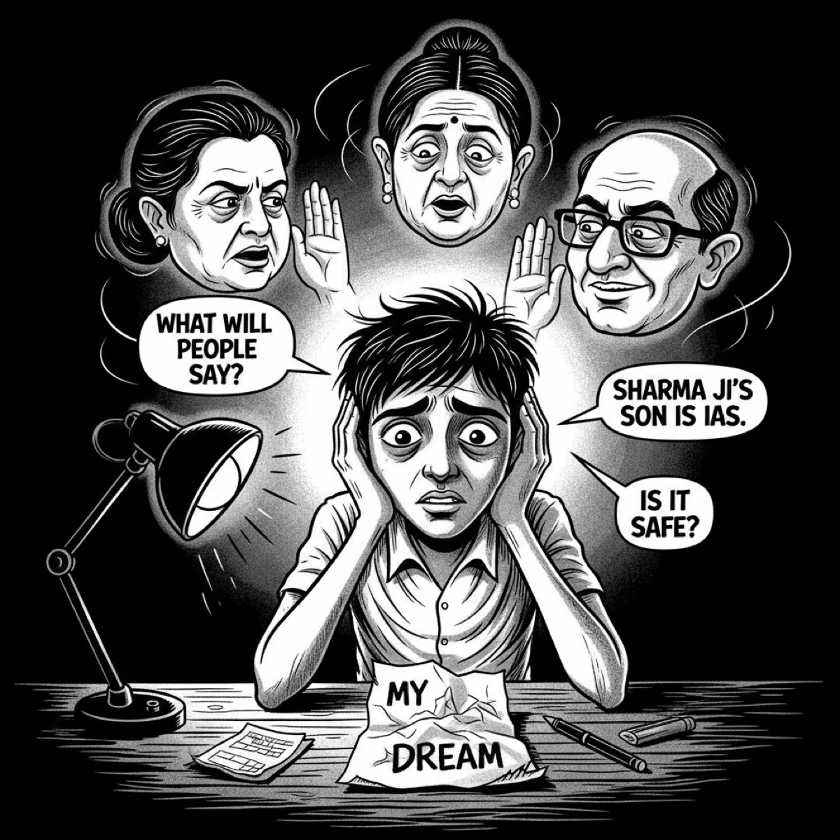 The Phantom Committee: The internal haunting of external disapproval